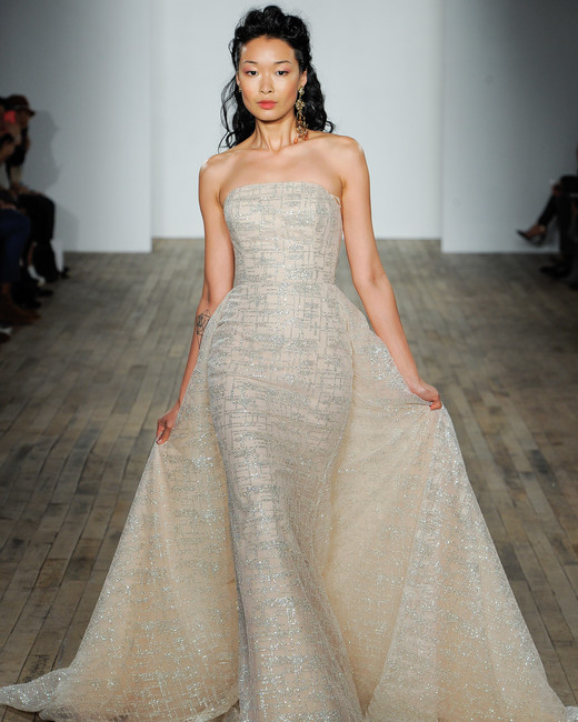 Metallic Wedding Dresses 2018
